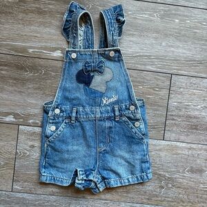 Gap + Disney Patchwork Minnie Overalls
